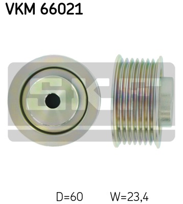 Vratná/vodiaca kladka rebrovaného klinového remeňa SKF (VKM 66021)